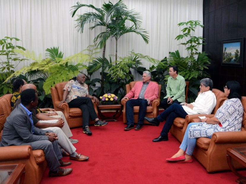 Cuban President Receives American actor Danny Glover